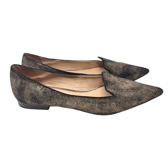 🔮 LINEA PAOLO Portia Metallic Gold Loafer | Sz 12 | NORDSTROM $160 | SOLD OUT - Picture 6 of 12